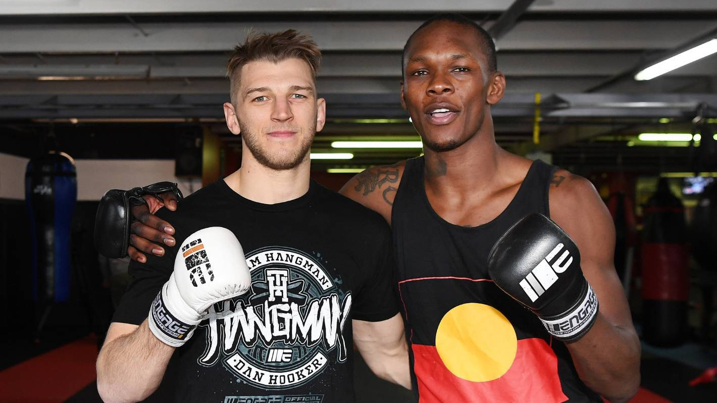 Dan Hooker, sparring partner, gym, HD Desktop Wallpaper