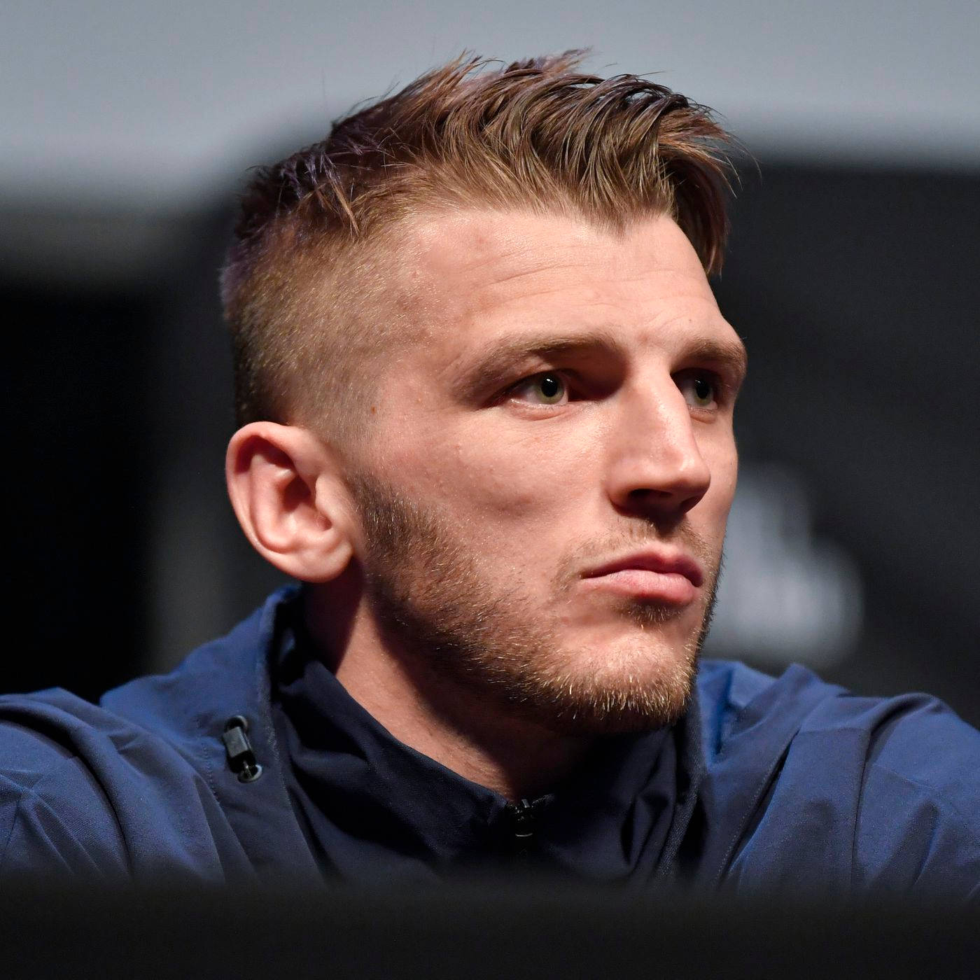 Dan Hooker, blue jacket, styled hair, HD Desktop Wallpaper
