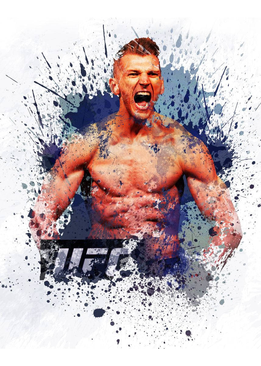Dan Hooker, flexing, roars with intensity, SD Phone Wallpaper