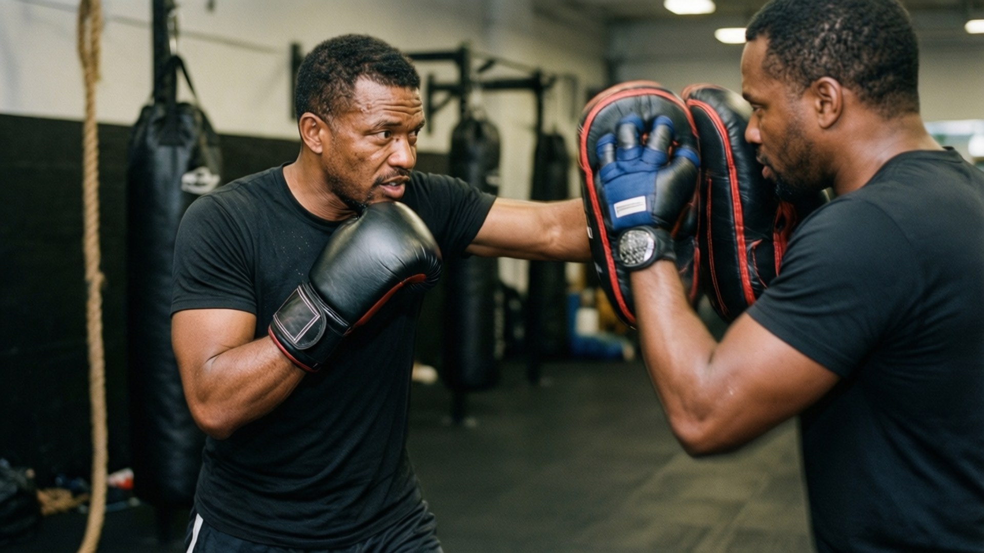 Dan Ige, mitt training, striking, Full HD Desktop Wallpaper