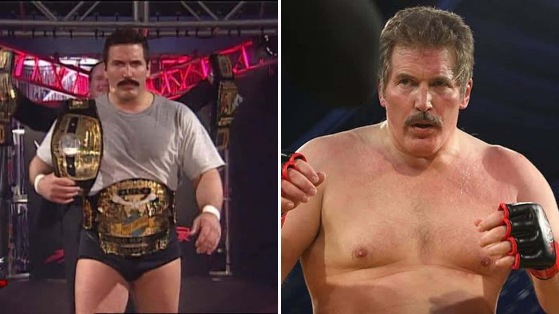 Dan Severn, championship belt, wrestling ring, Full HD Desktop Wallpaper