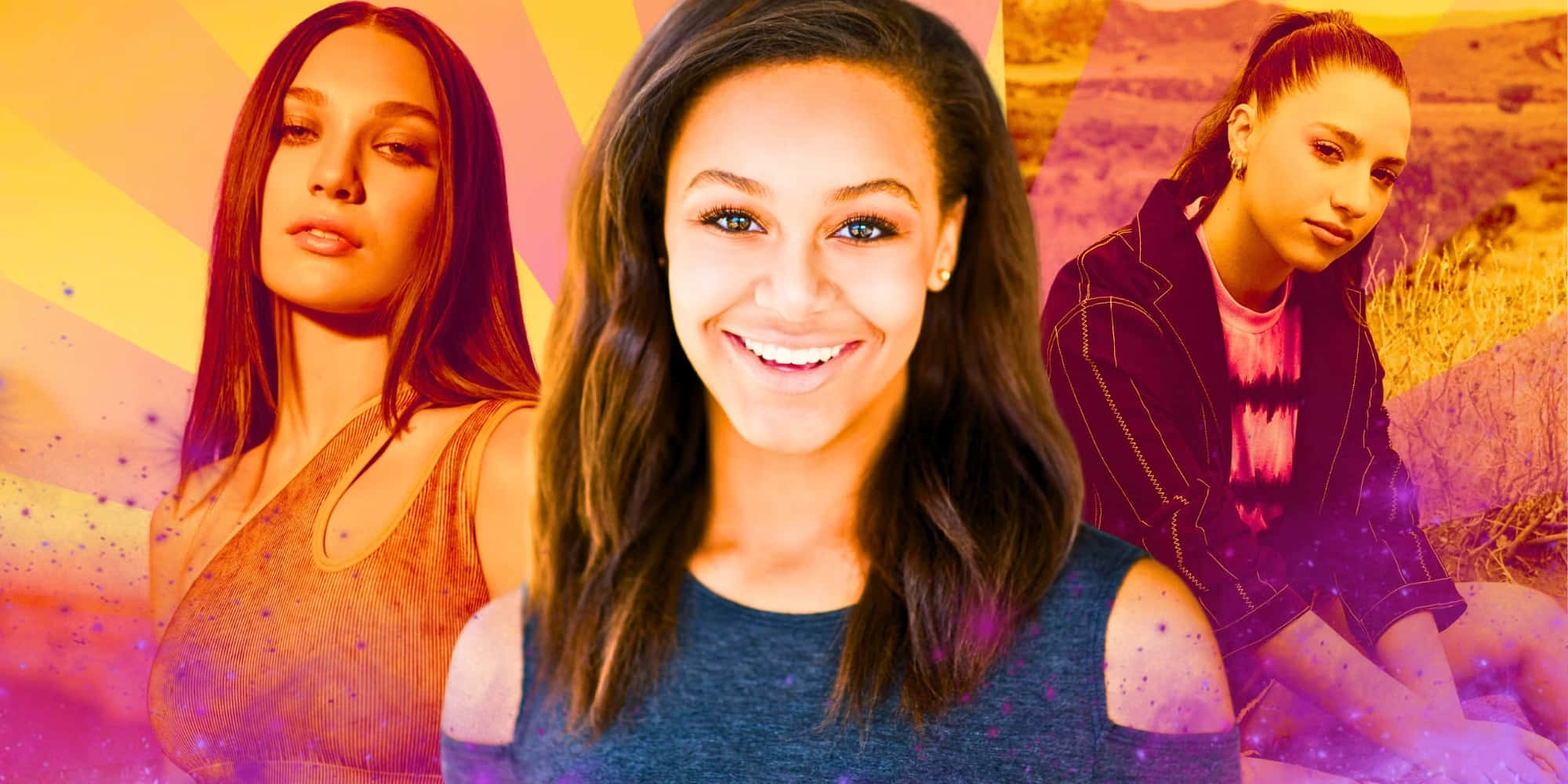Dance Moms, vibrant colorful backgrounds, glowing particle effects, Full HD Desktop Wallpaper