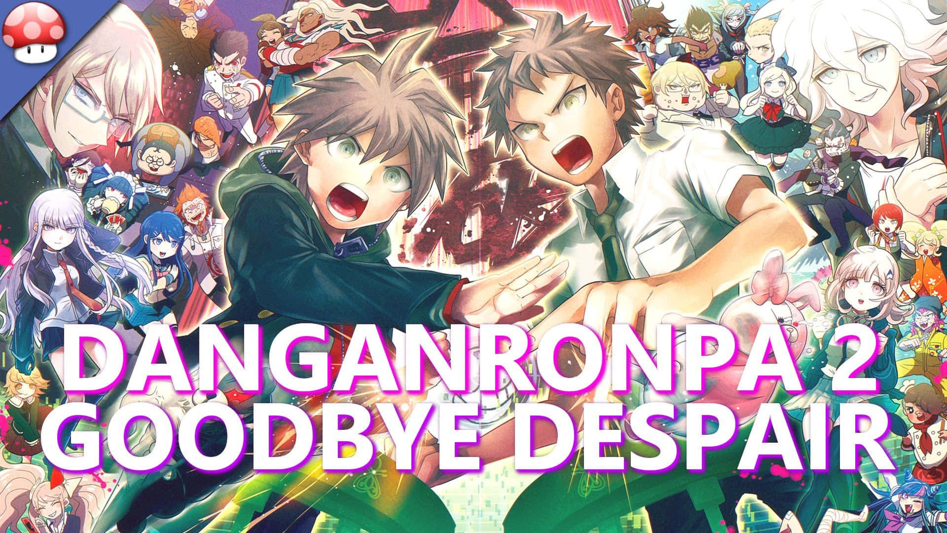 Danganronpa 2 Goodbye Despair, anime, characters, Full HD Desktop Wallpaper