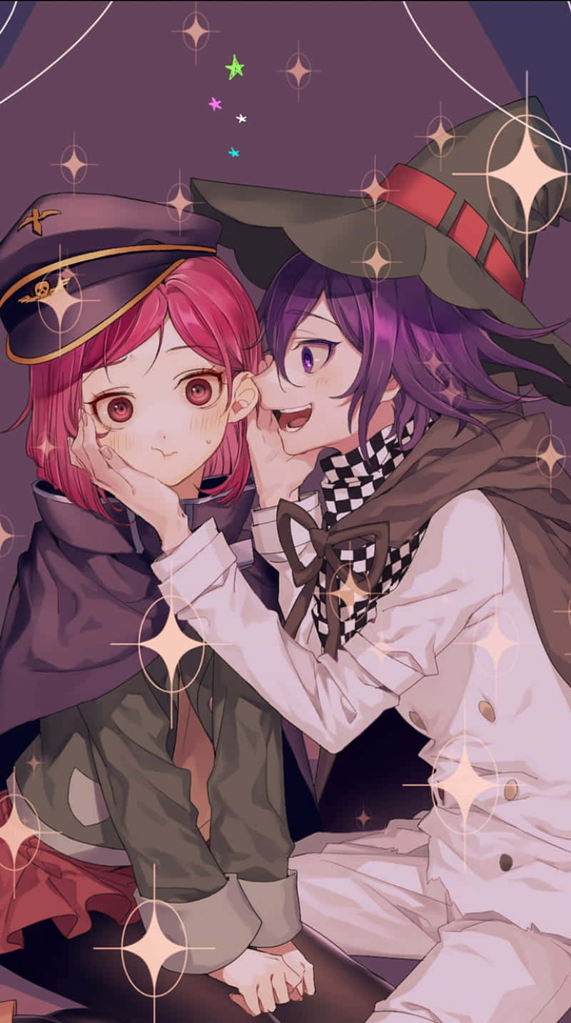 Danganronpa, witch hats, anime characters, HD Phone Wallpaper