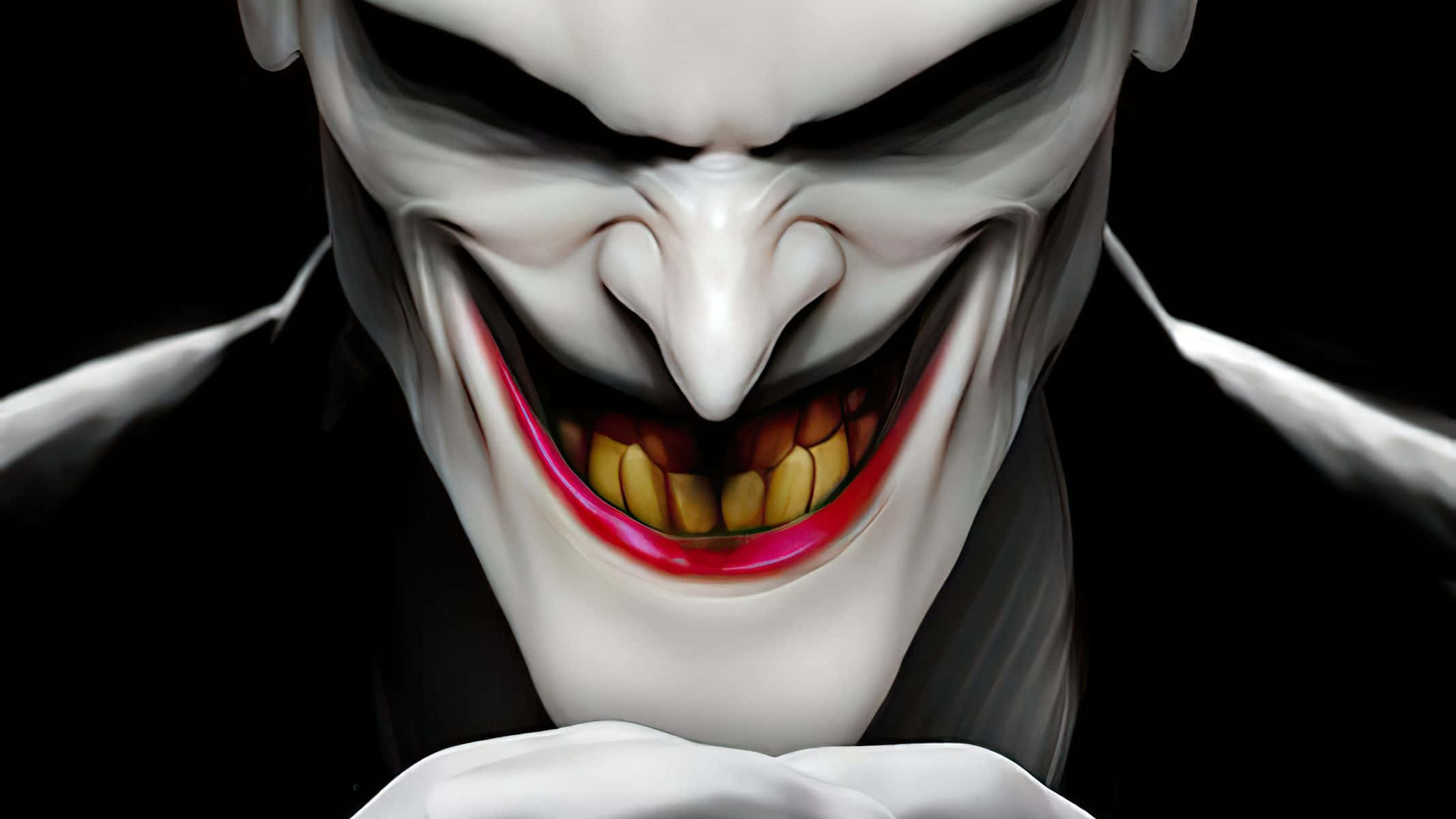 Dangerous Joker, Joker, white makeup, Full HD Desktop Wallpaper