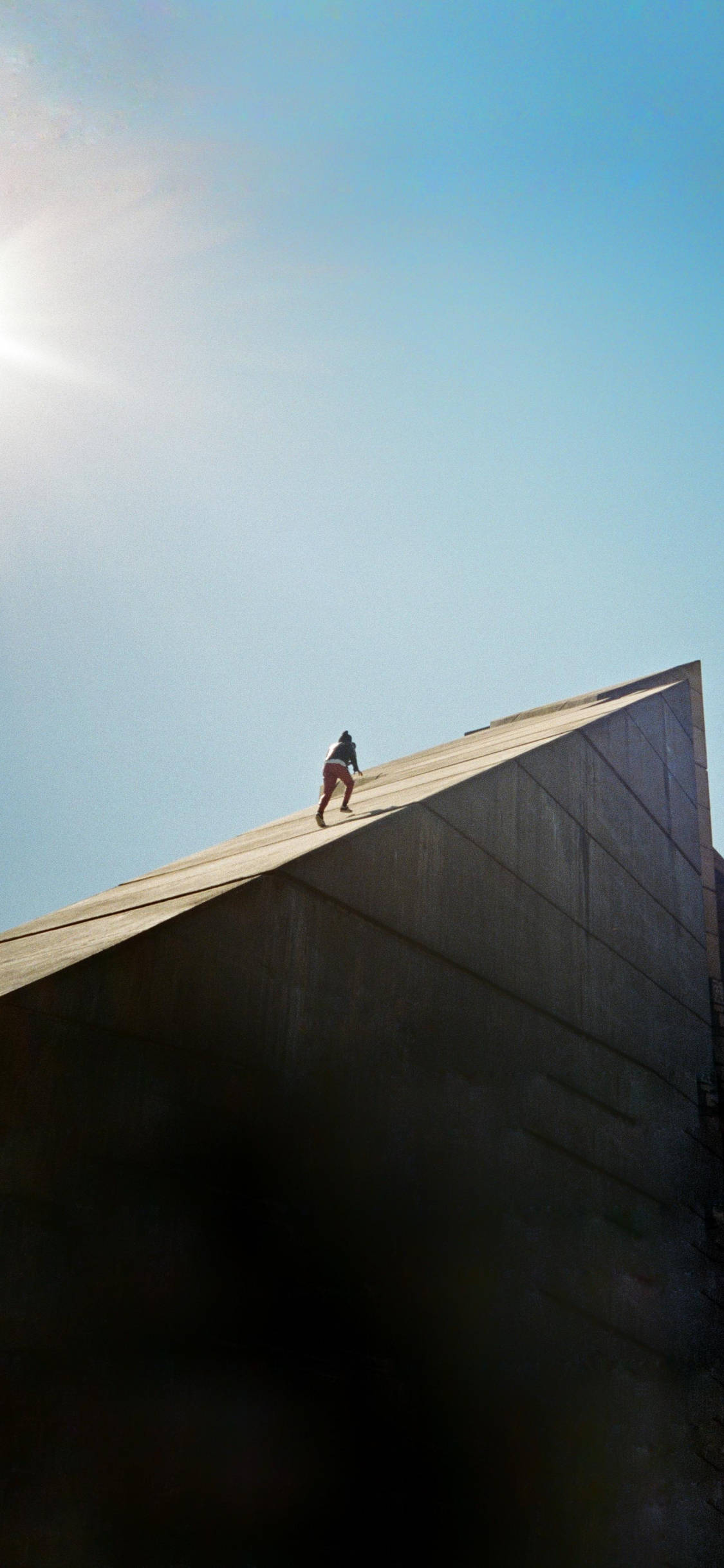 Daniel Caesar, Freudian, concrete roof, Full HD Phone Wallpaper