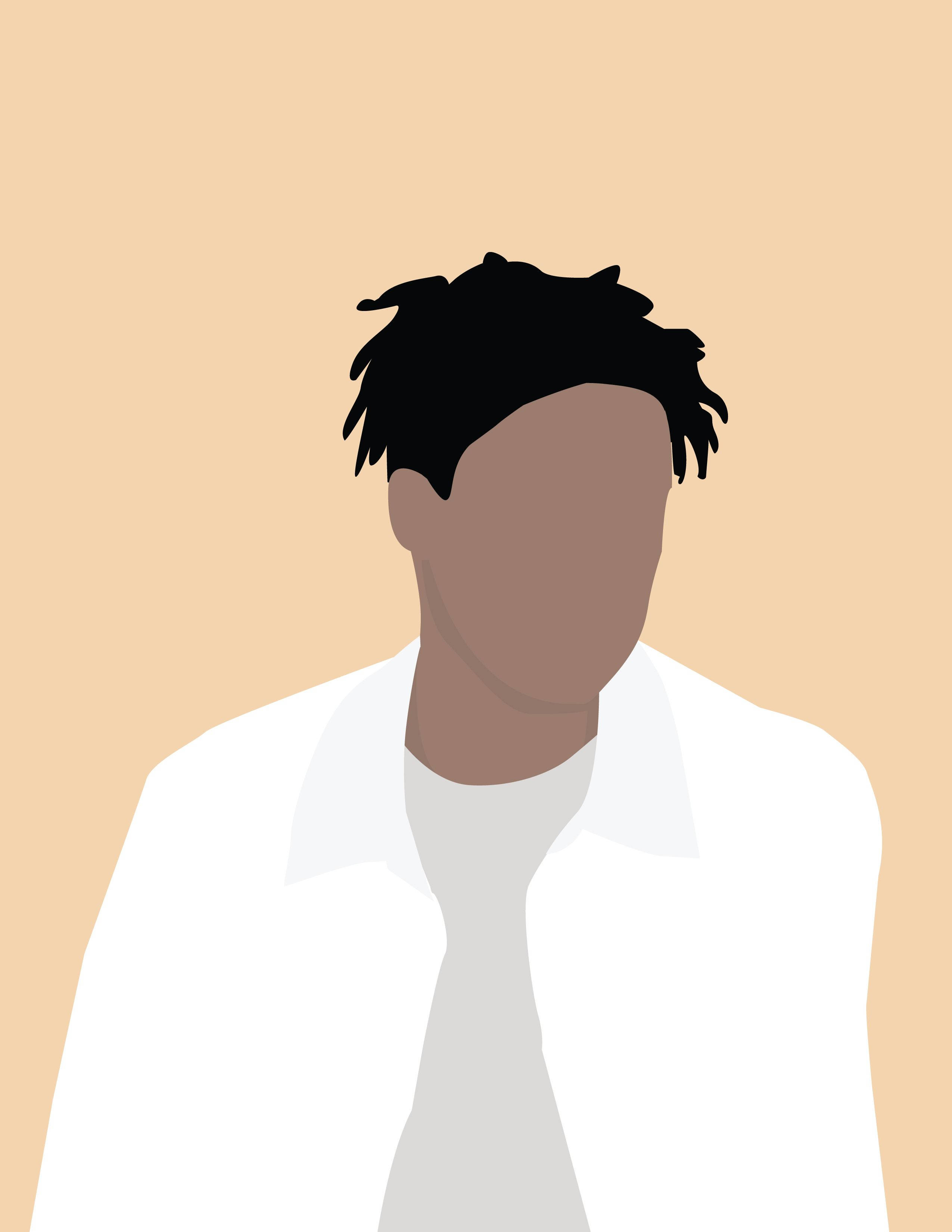 Daniel Caesar, dark hair, white shirt, 2K Phone Wallpaper