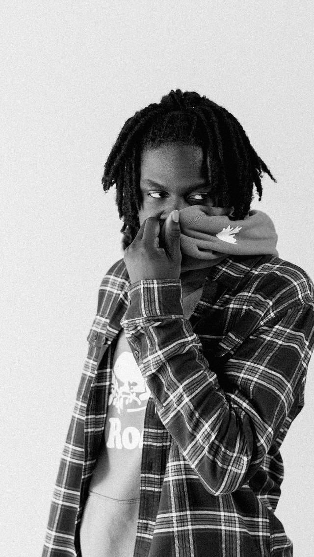 Daniel Caesar, dreadlocks, plaid shirt, SD Phone Wallpaper
