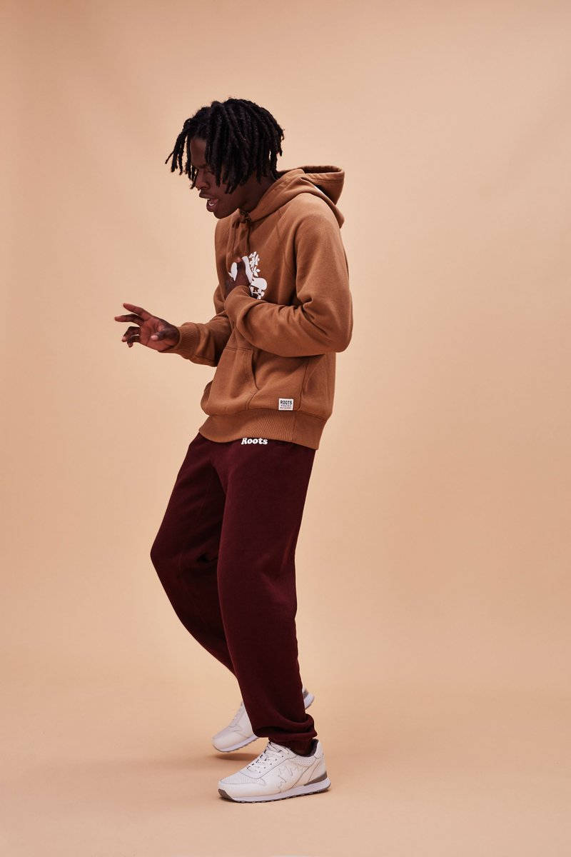 Daniel Caesar, dreadlocks, brown hoodie, SD Phone Wallpaper