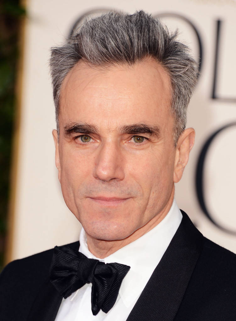 Daniel Day-Lewis, bow tie, black tuxedo, SD Phone Wallpaper