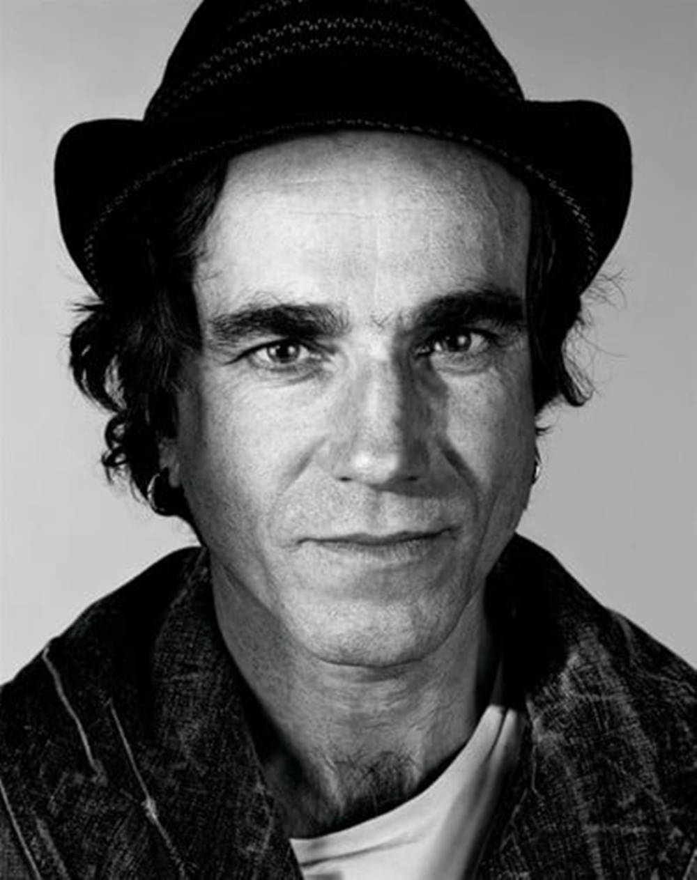 Daniel Day-Lewis, fedora, textured jacket, SD Phone Wallpaper