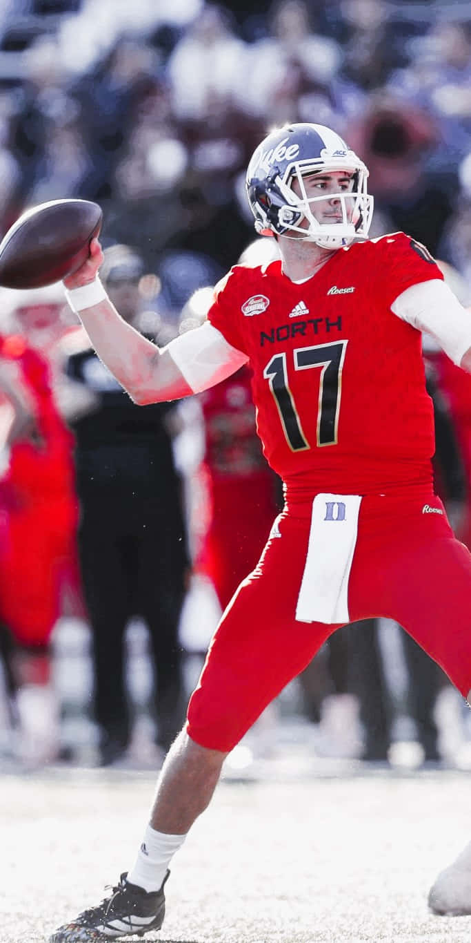 Daniel Jones, number 17, red uniform, HD Phone Wallpaper