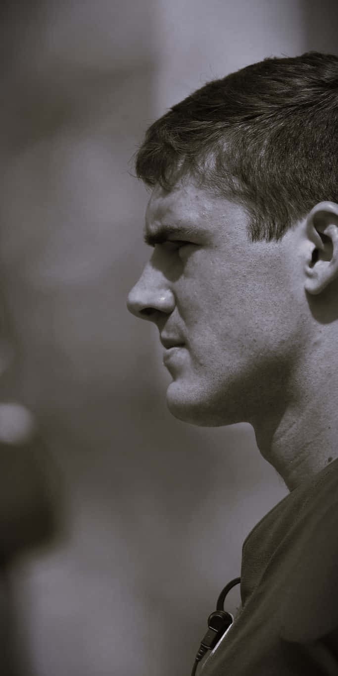 Daniel Jones, monochrome, close-up, HD Phone Wallpaper