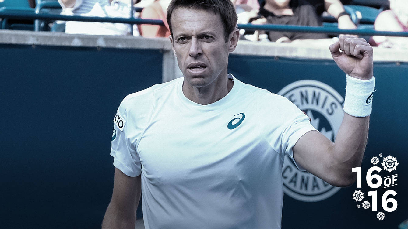 Daniel Nestor, tennis player, court, HD Desktop Wallpaper