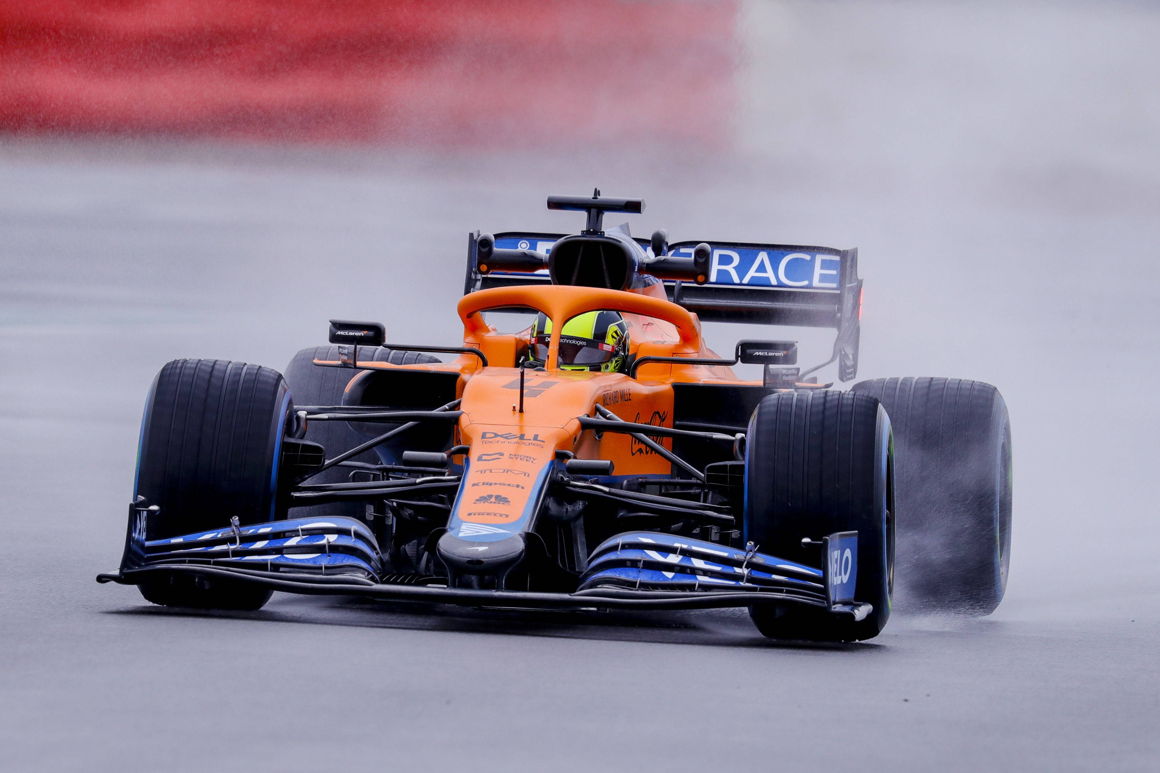 Daniel Ricciardo, Formula 1 car, orange and blue, 4K Desktop Wallpaper