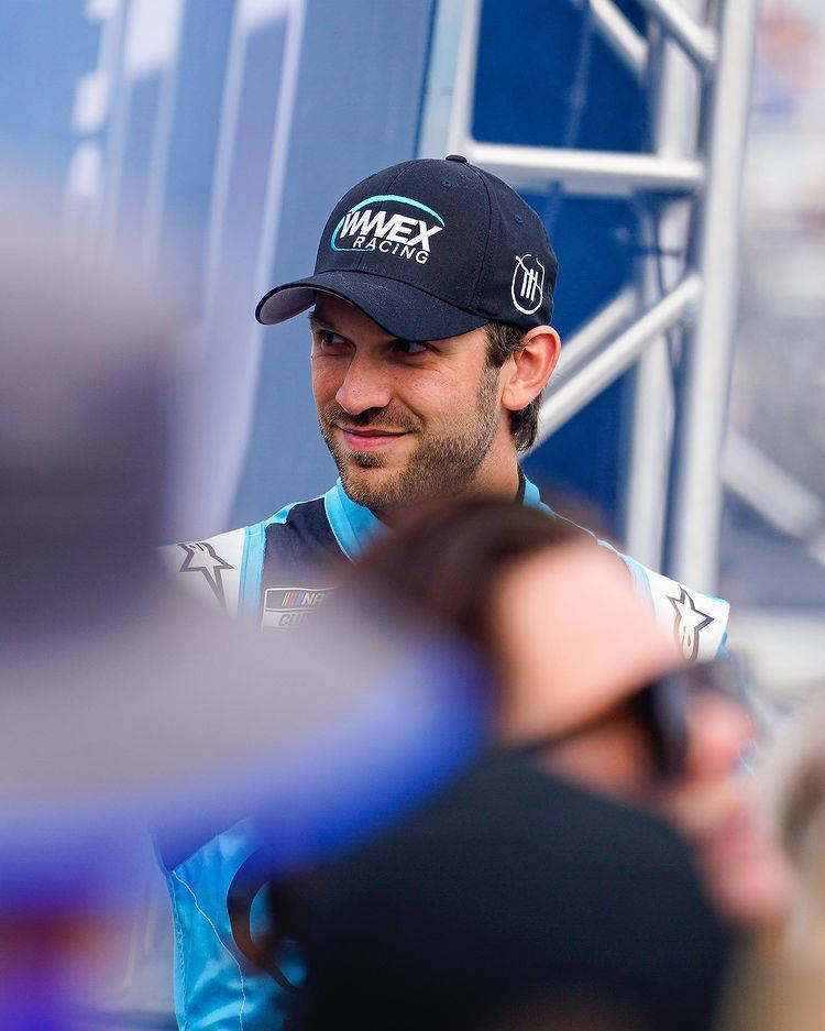 Daniel Suarez, blue and black uniform, cap, SD Phone Wallpaper