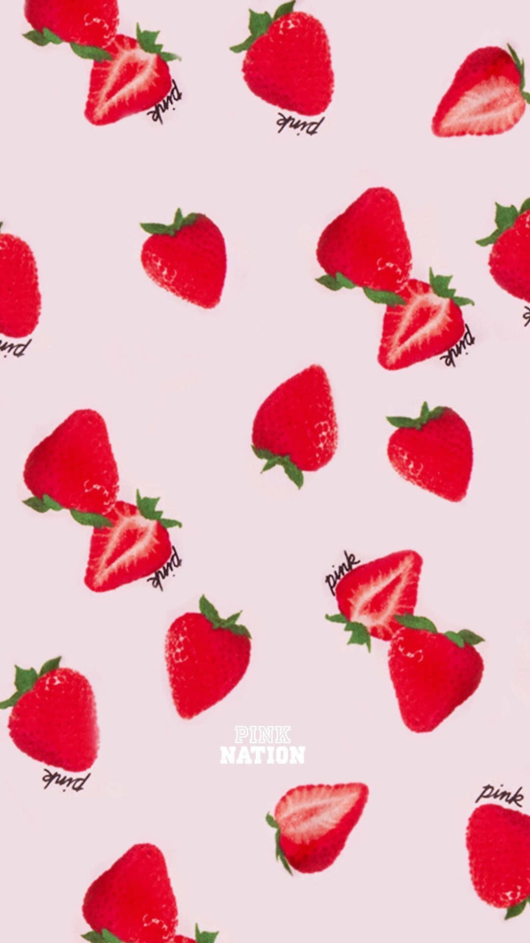 Danish Aesthetic, vibrant red strawberries, green tops, Full HD Phone Wallpaper