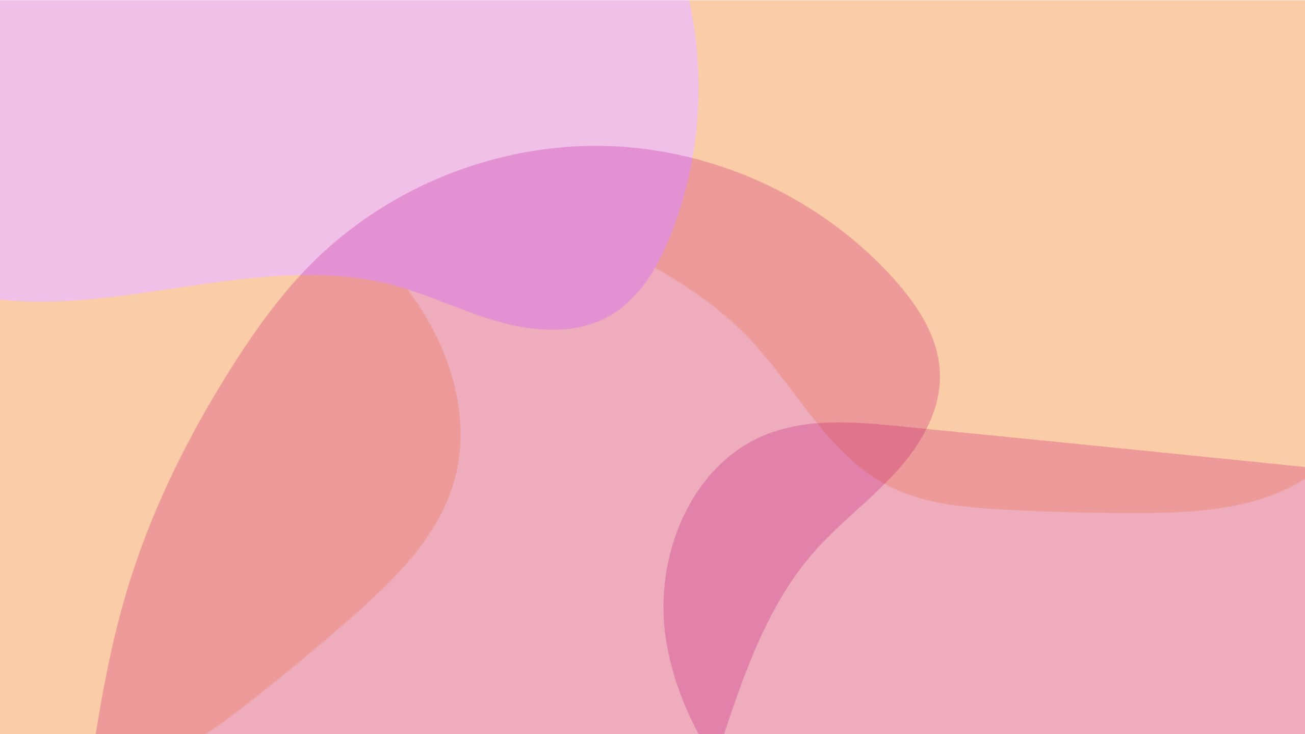 Danish Aesthetic, pastel pink, peach, 2K Desktop Wallpaper