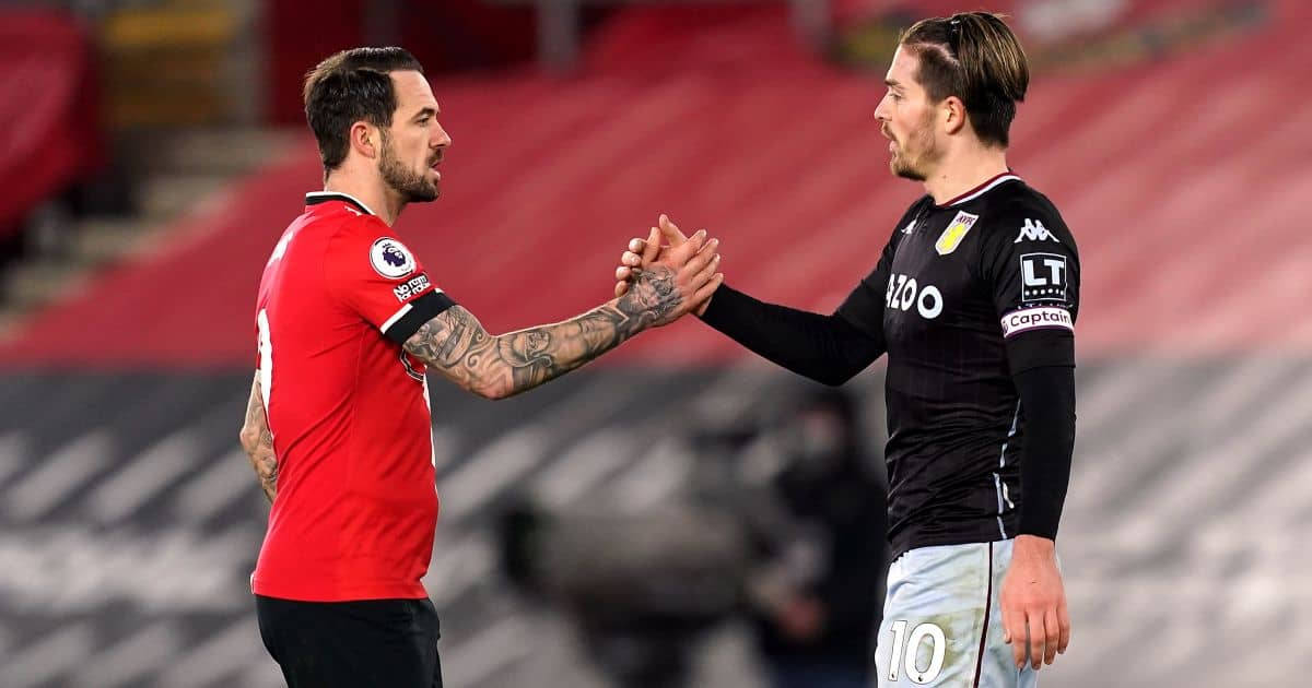 Danny Ings, red and black kits, stadium pitch, SD Desktop Wallpaper