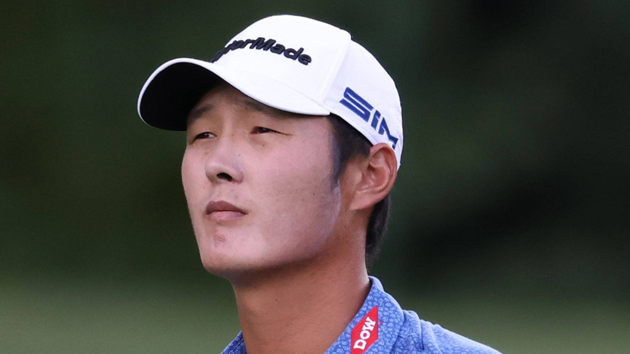 Danny Lee, white cap, blue shirt, Full HD Desktop Wallpaper