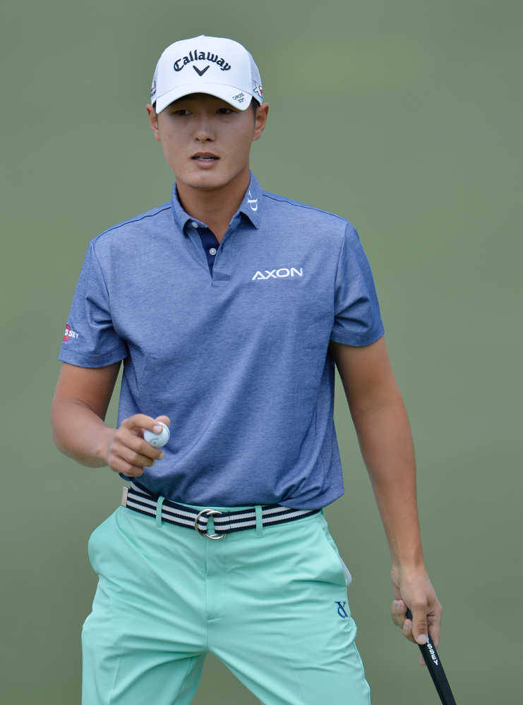 Danny Lee, golf ball, golf club, SD Phone Wallpaper