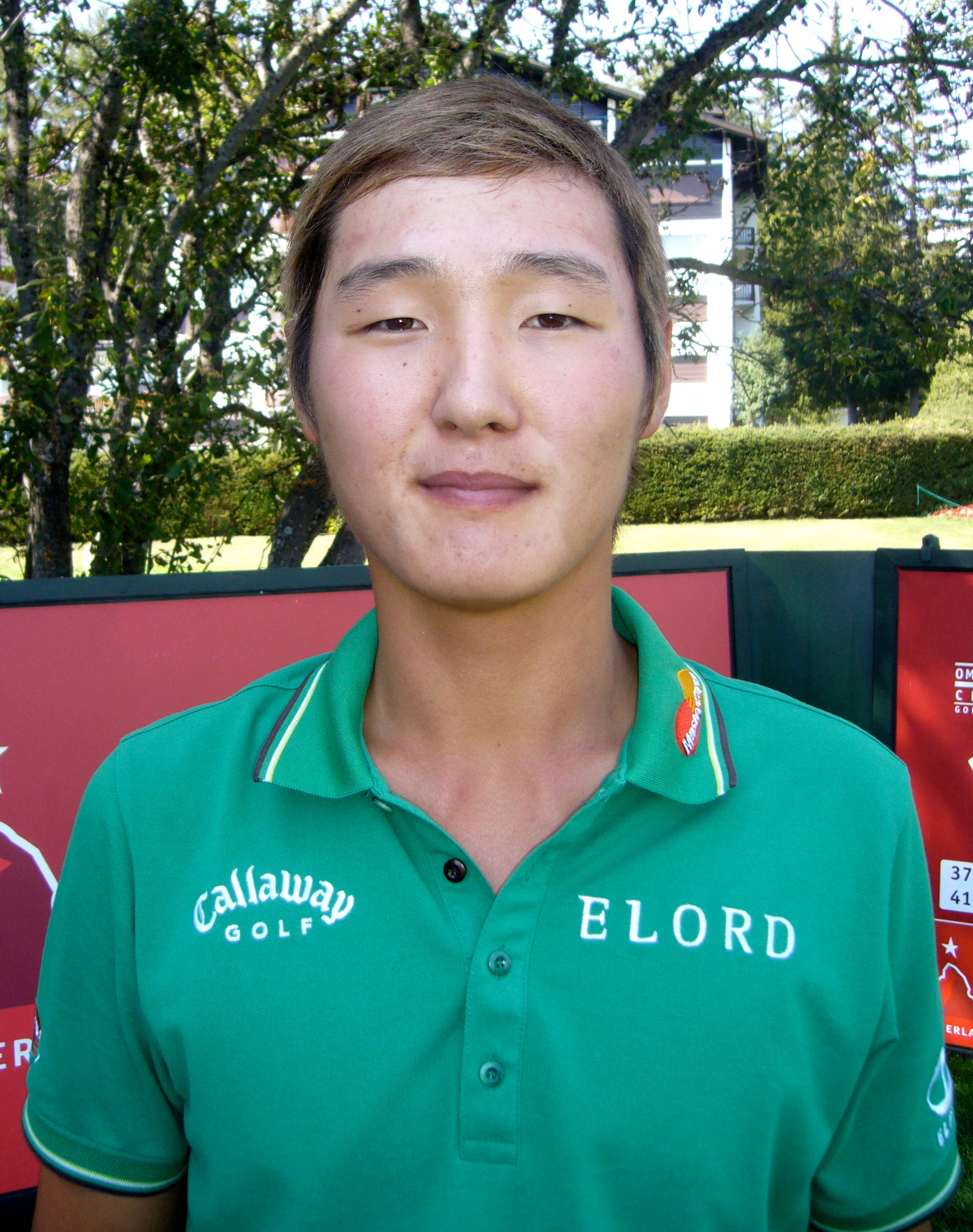 Danny Lee, green Callaway polo shirt, trees, Full HD Phone Wallpaper