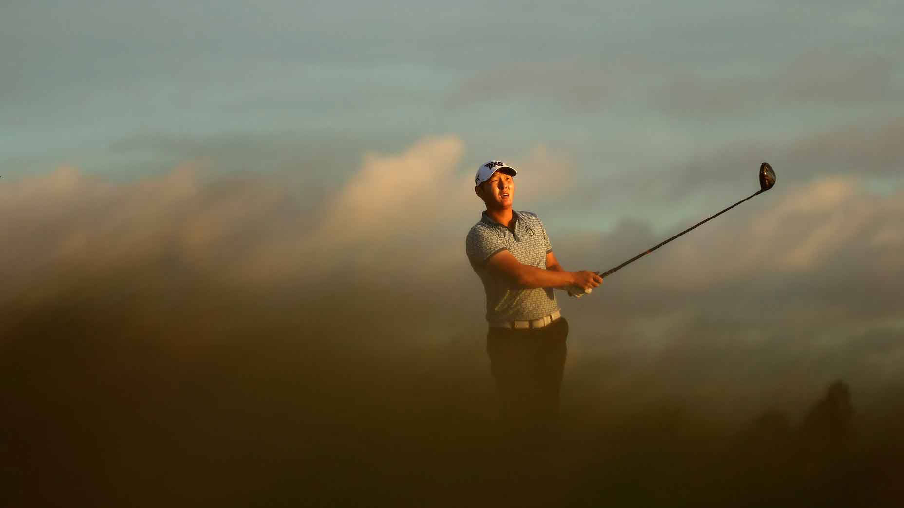 Danny Lee, golfer, misty air, HD Desktop Wallpaper