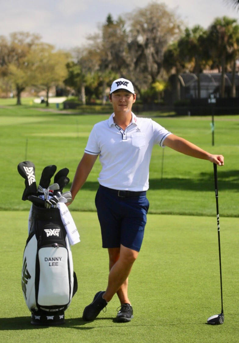 Danny Lee, golfer, sunny golf course, SD Phone Wallpaper