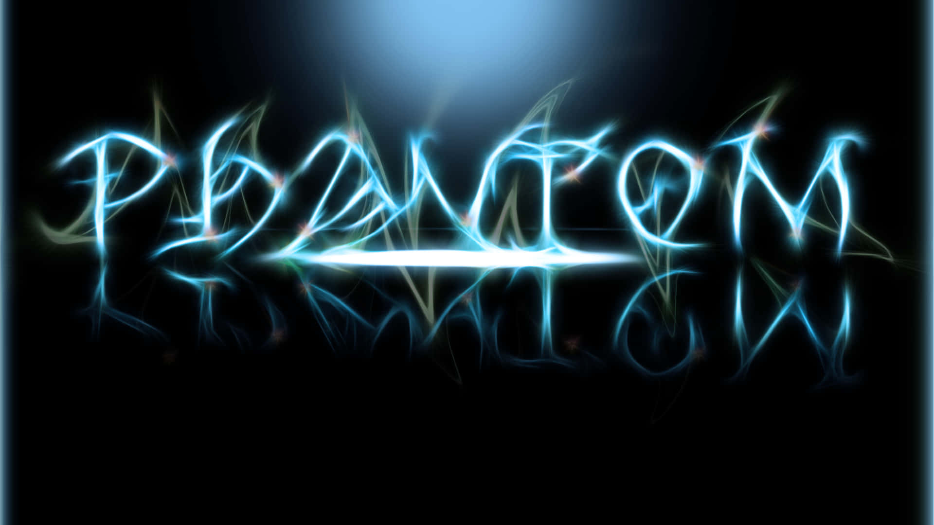 Danny Phantom, electric blue energy, dark background, Full HD Desktop Wallpaper