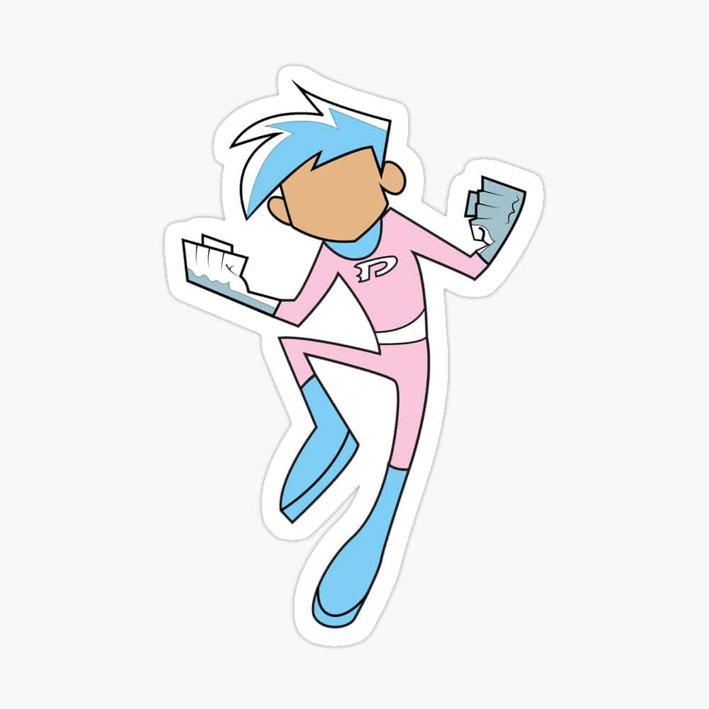 Pastel Sticker Danny Phantom PFP, Danny Phantom, blue hair, SD Desktop Wallpaper