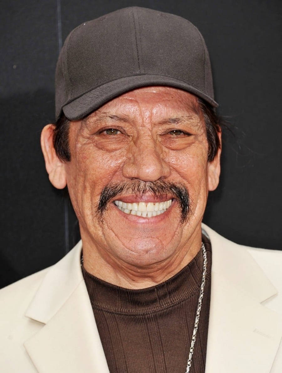 Danny Trejo, mustache, cap, SD Phone Wallpaper