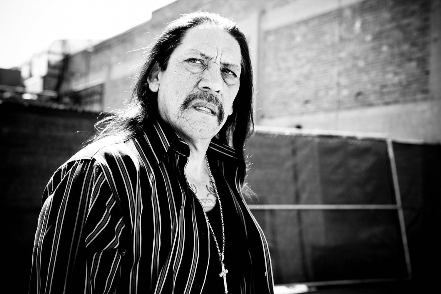 Danny Trejo, long hair, mustache, HD Desktop Wallpaper
