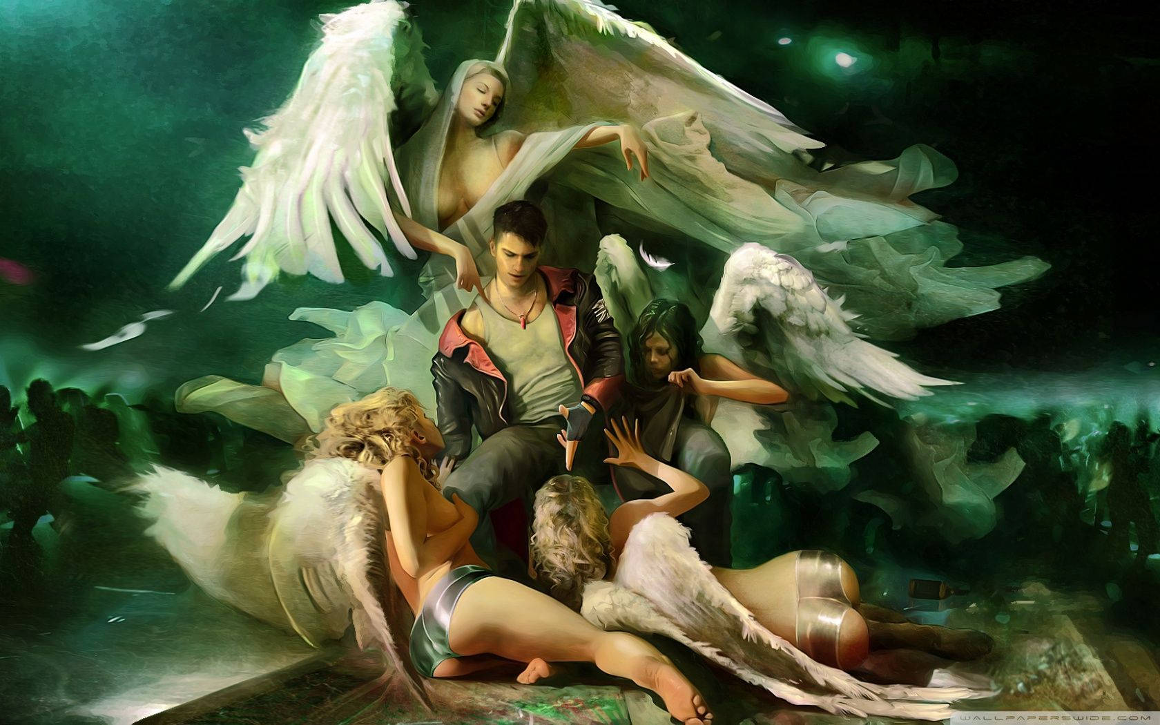 Dante, Devil May Cry, Angelic warriors, HD Desktop Wallpaper