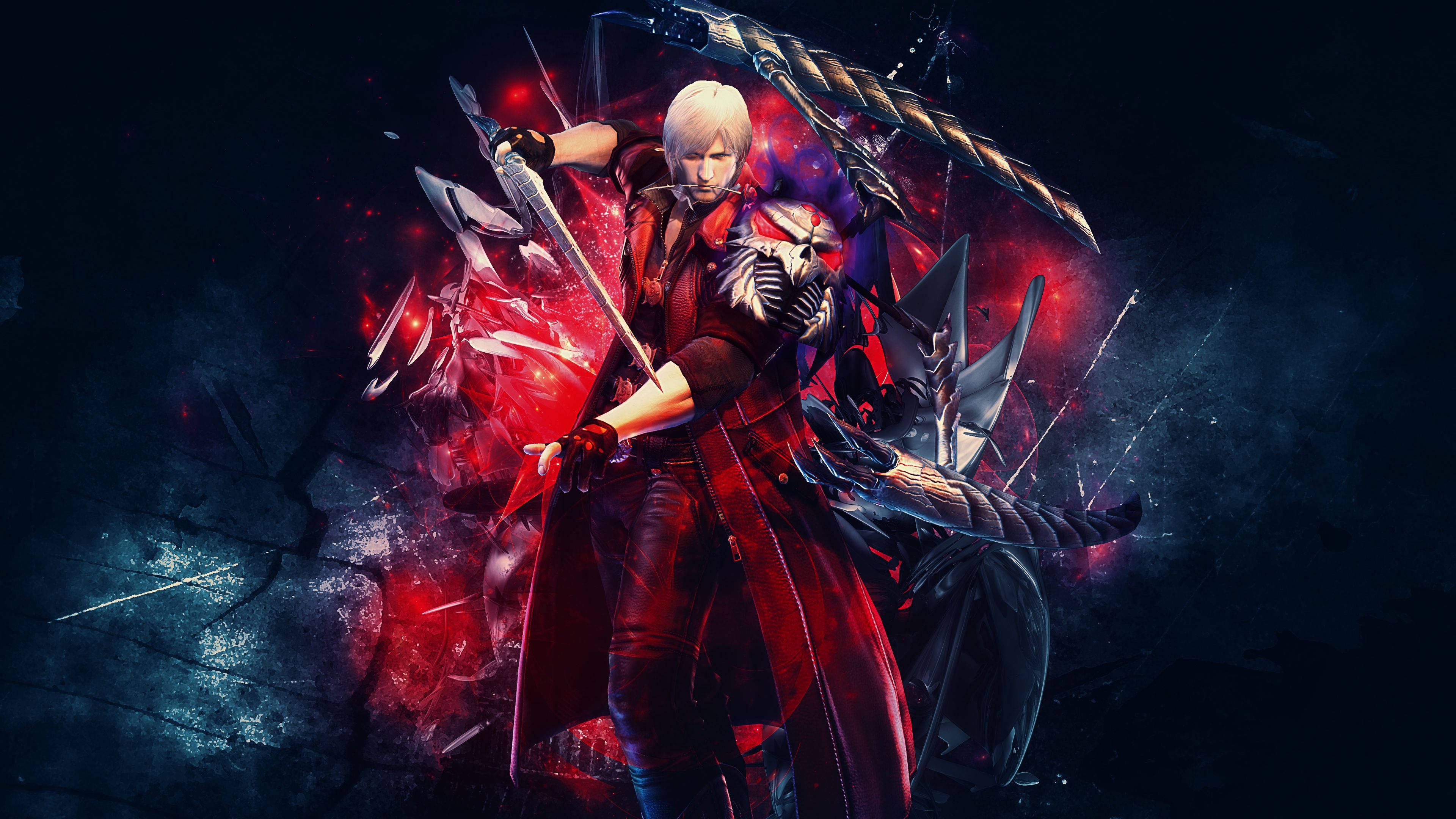 Dante, Devil May Cry, sword, 4K Desktop Wallpaper