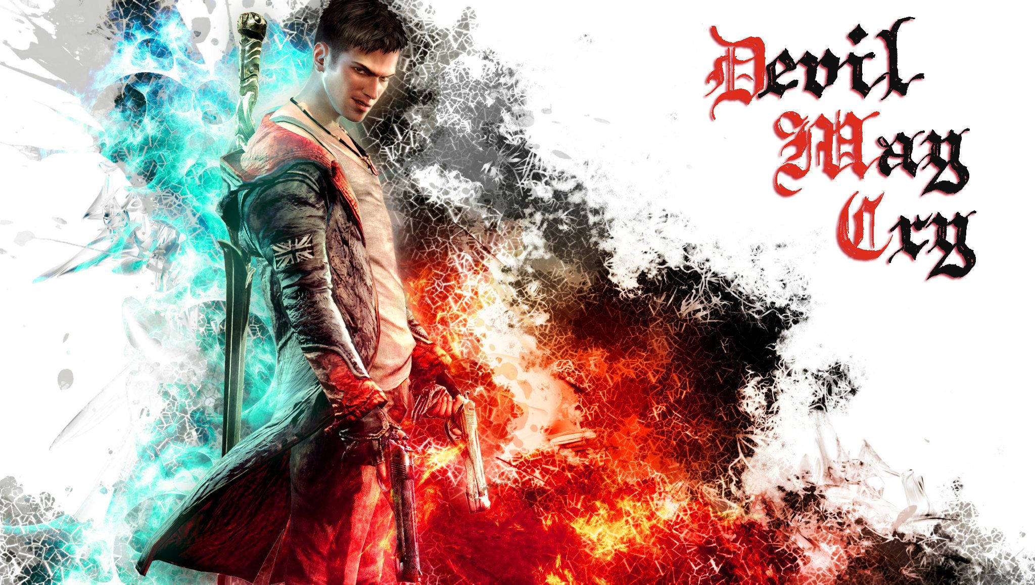 Dante, Devil May Cry, red coat, Full HD Desktop Wallpaper