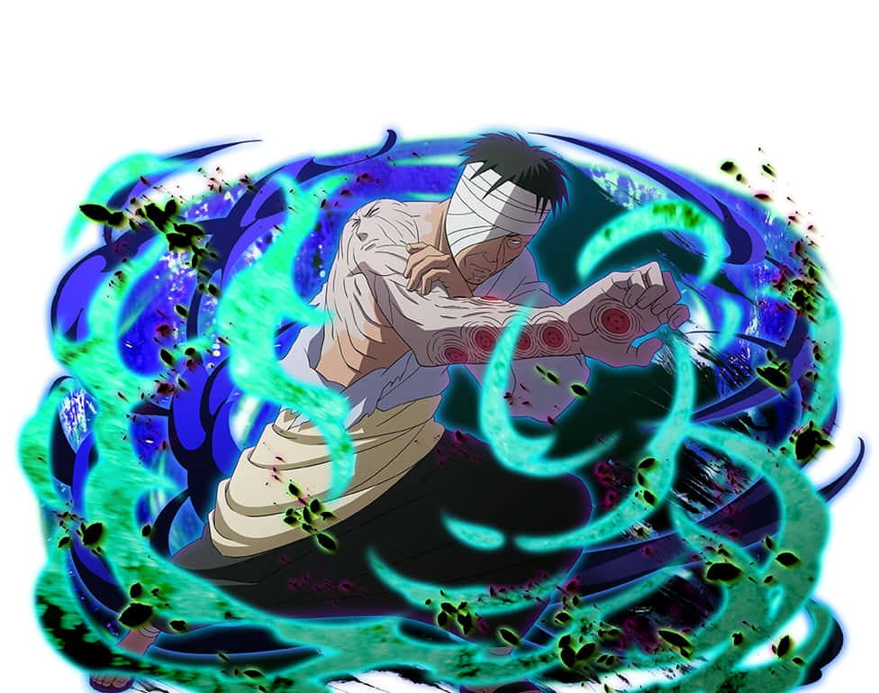 Danzo Shimura, bandaged head, red seal tattoos, SD Desktop Wallpaper