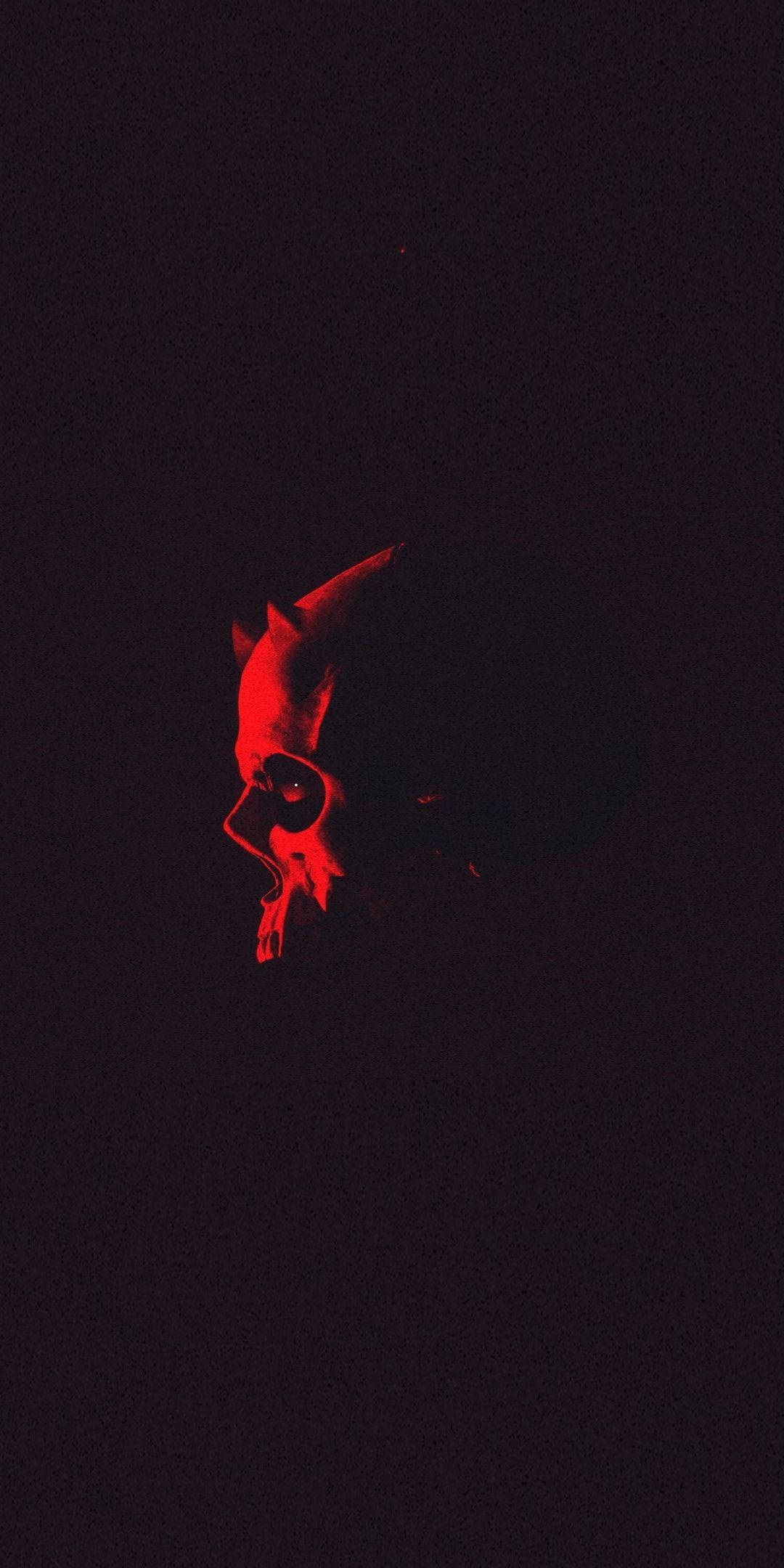 Daredevil, abstract mask silhouette, red devil skull, Full HD Phone Wallpaper