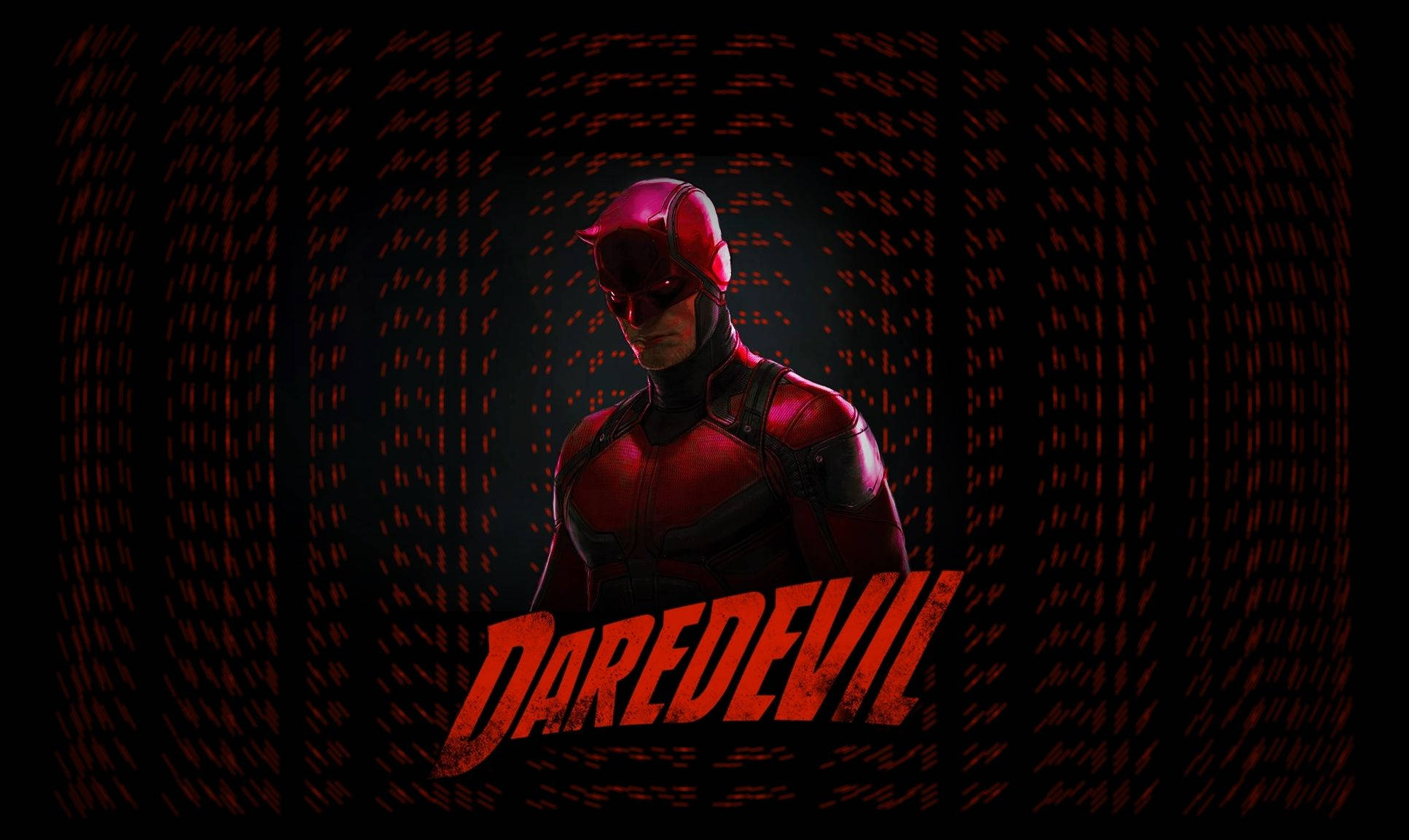 Daredevil, black and red cover, red lightning bolts, Full HD Desktop Wallpaper