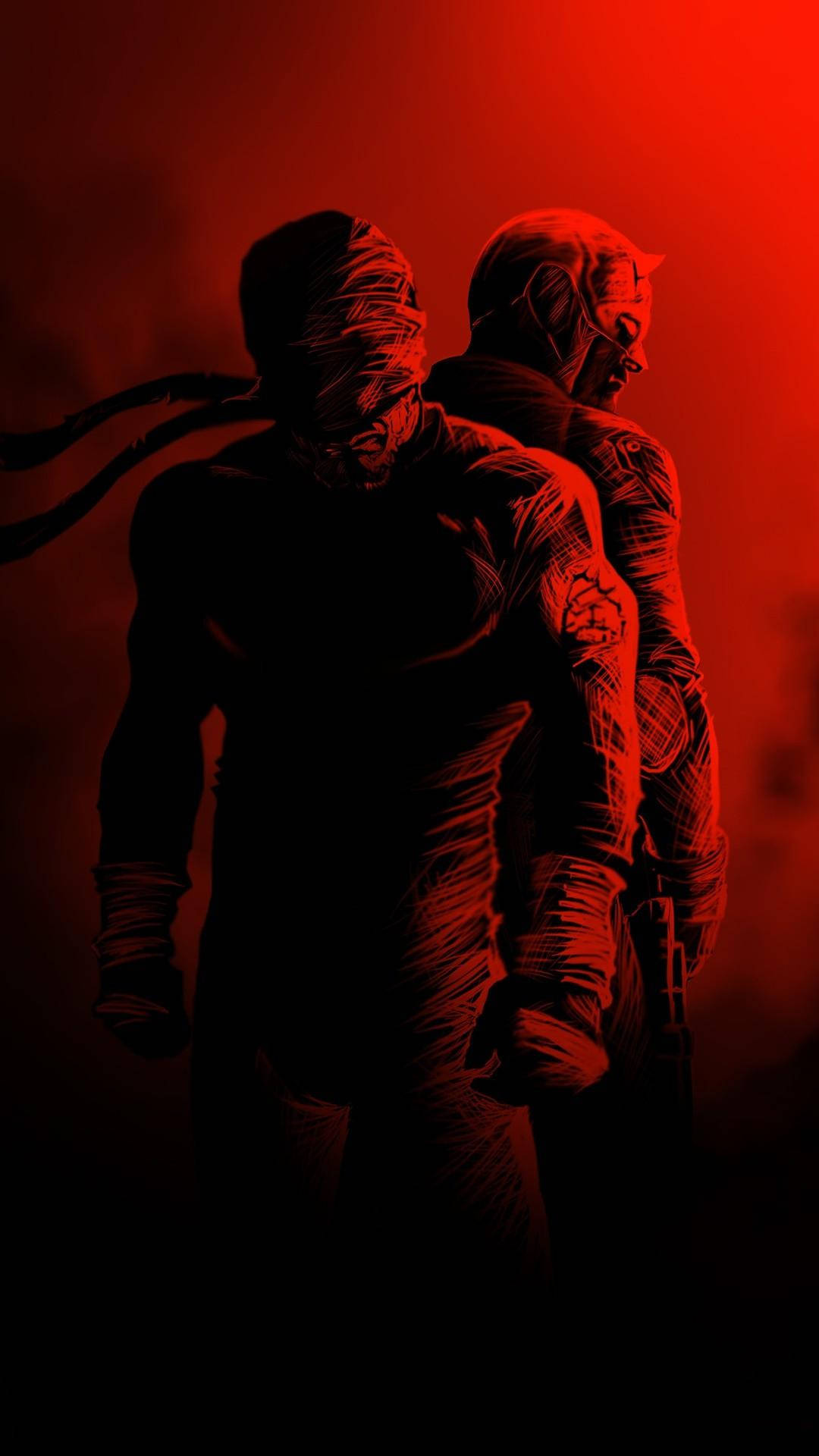 Daredevil, balaclava, mask and horns, Full HD Phone Wallpaper