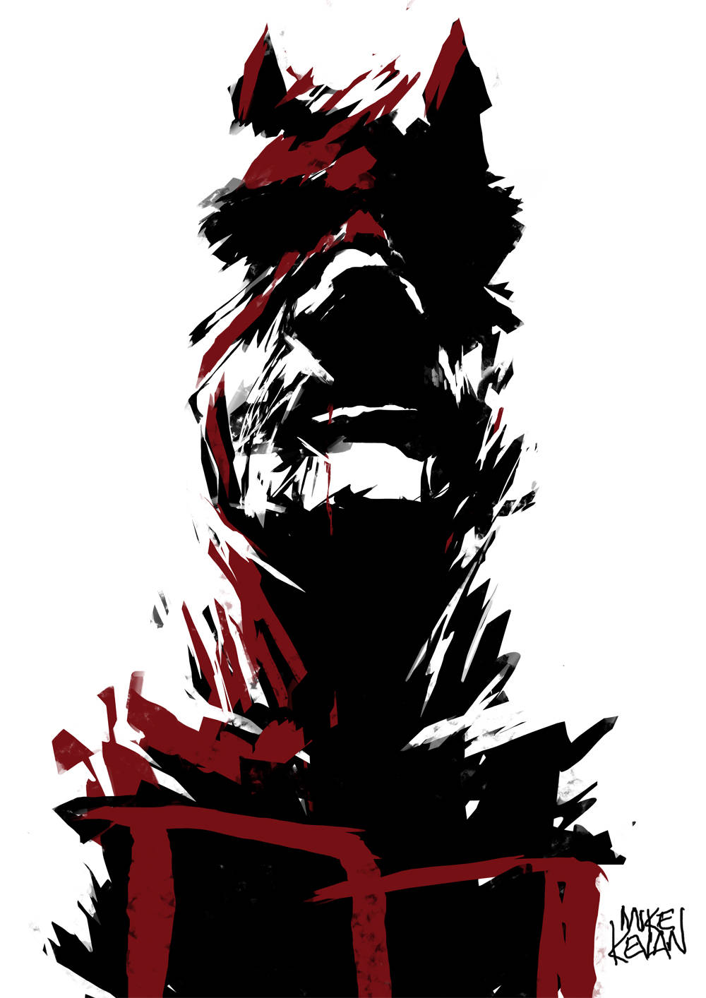 Daredevil, abstract, white, HD Phone Wallpaper
