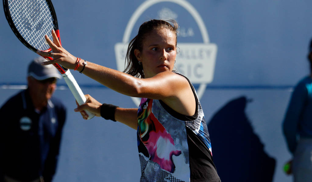 Daria Kasatkina, racket, forehand, SD Desktop Wallpaper