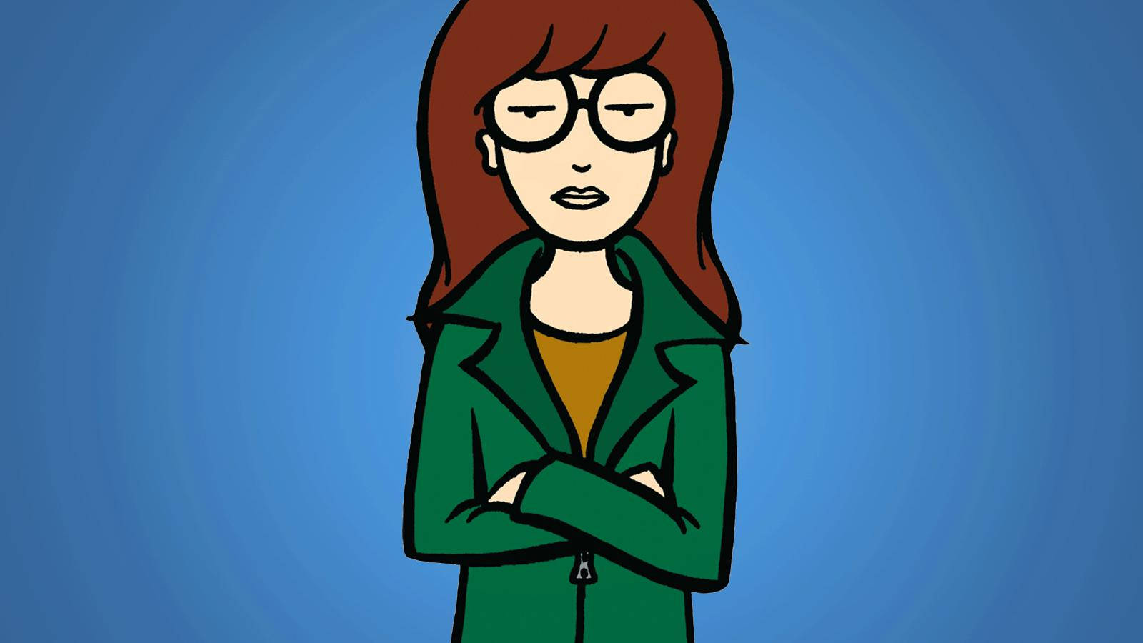 Daria, red hair, glasses, HD Desktop Wallpaper