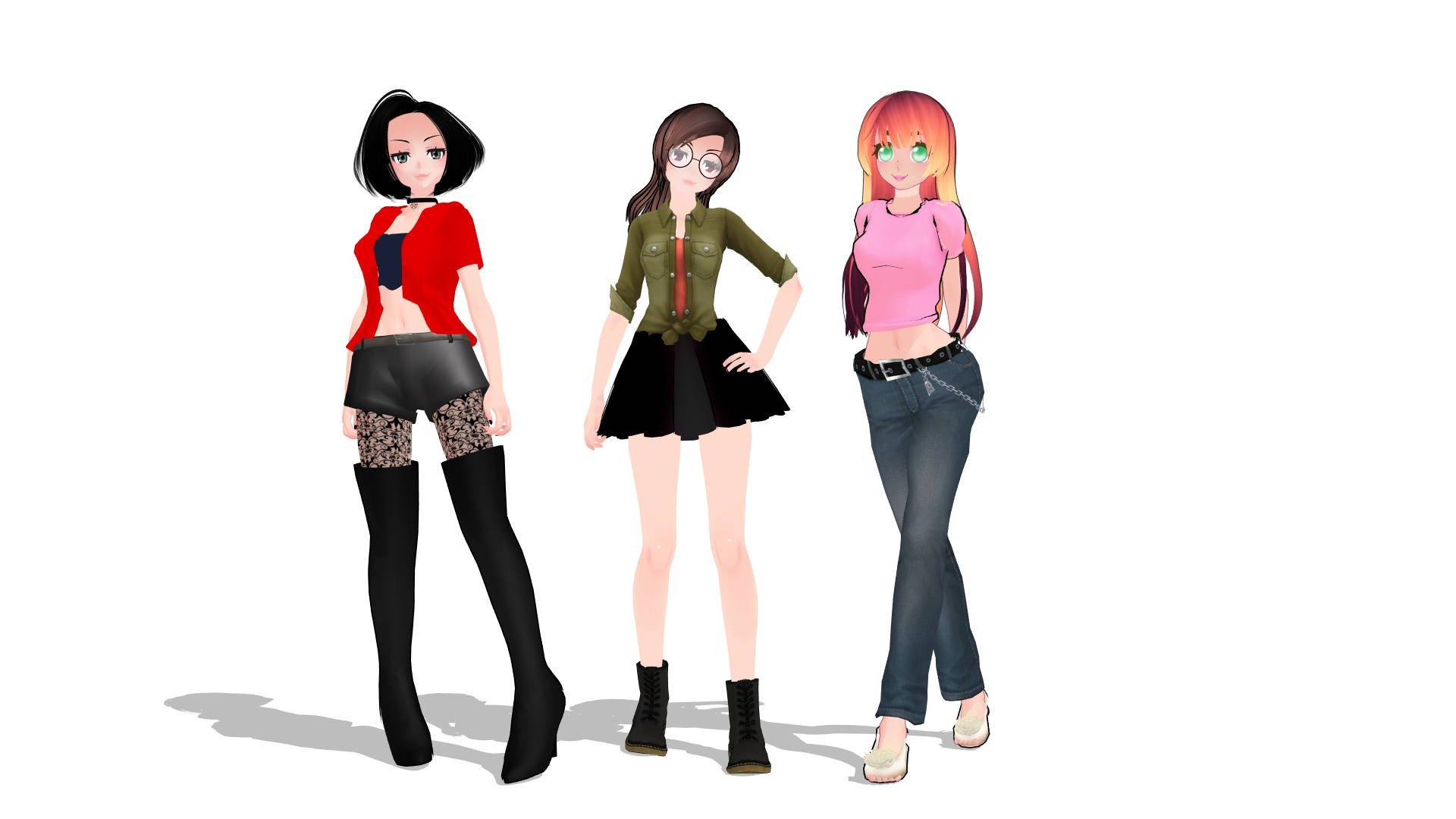 Daria, anime-style, trendy outfits, Full HD Desktop Wallpaper