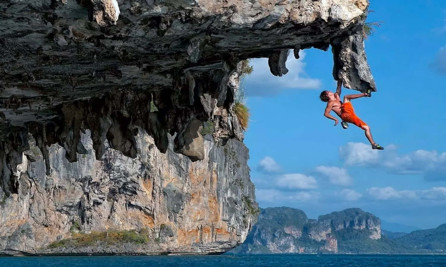 daring, 1500 x 900, mountain cliff, HD Desktop Wallpaper