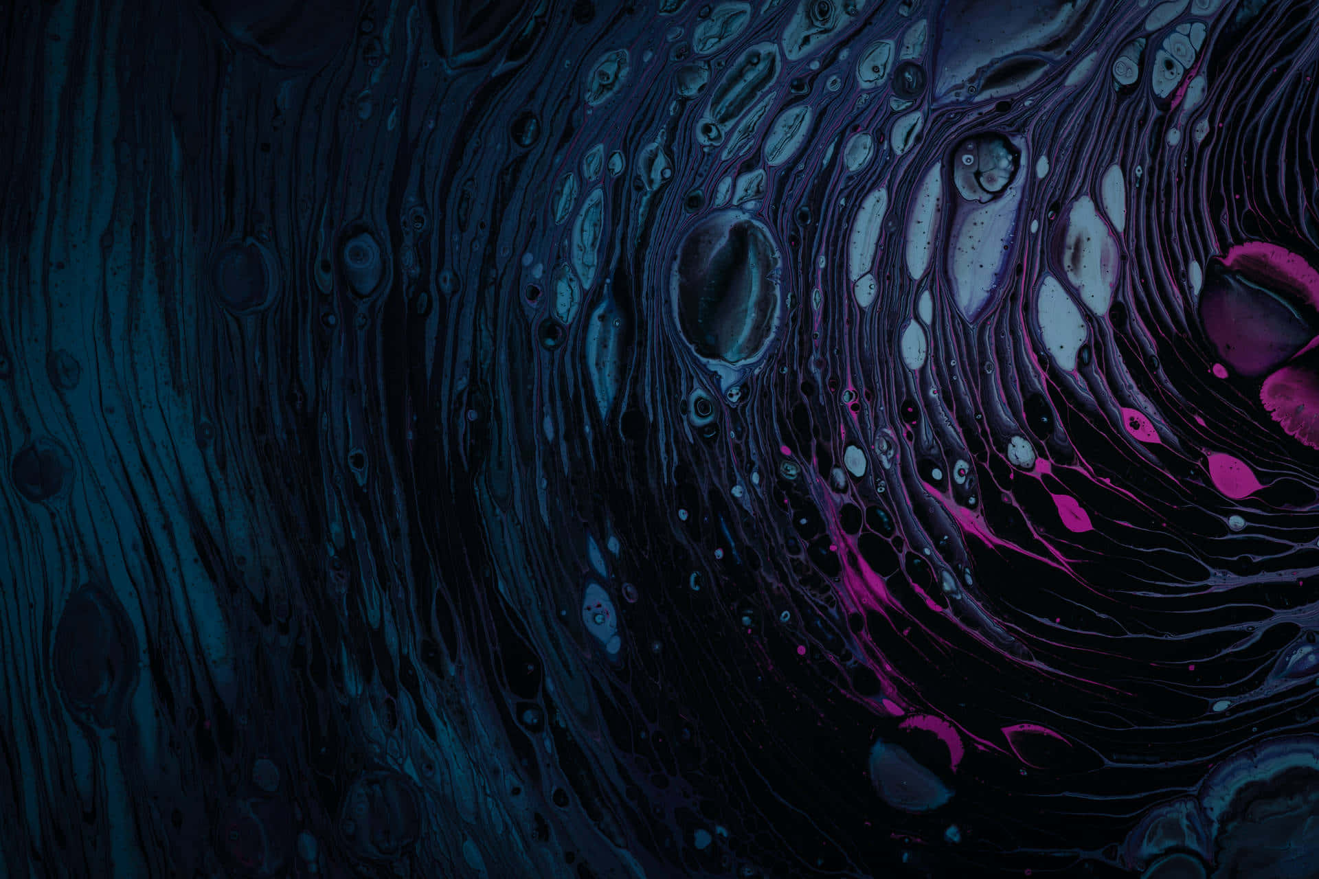 dark abstract art, deep blues, vibrant magenta, Full HD Desktop Wallpaper