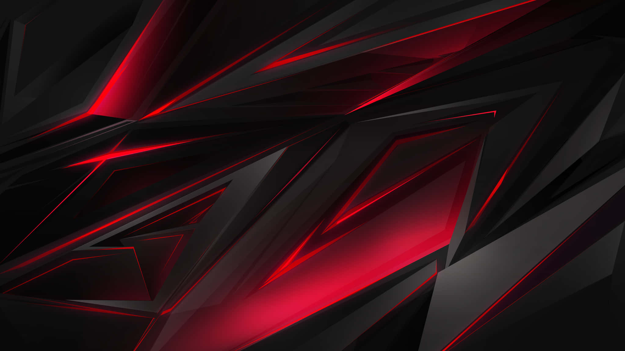 dark abstract art, deep black, glowing red, Full HD Desktop Wallpaper