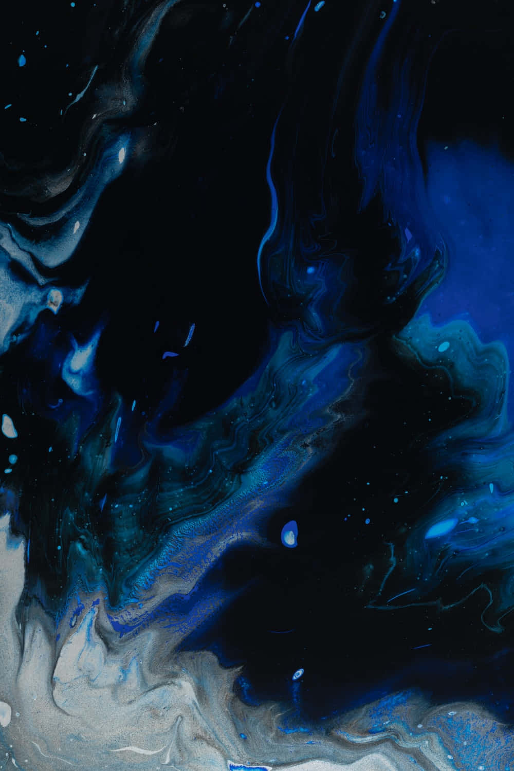 dark abstract art, deep blues, blacks, HD Phone Wallpaper