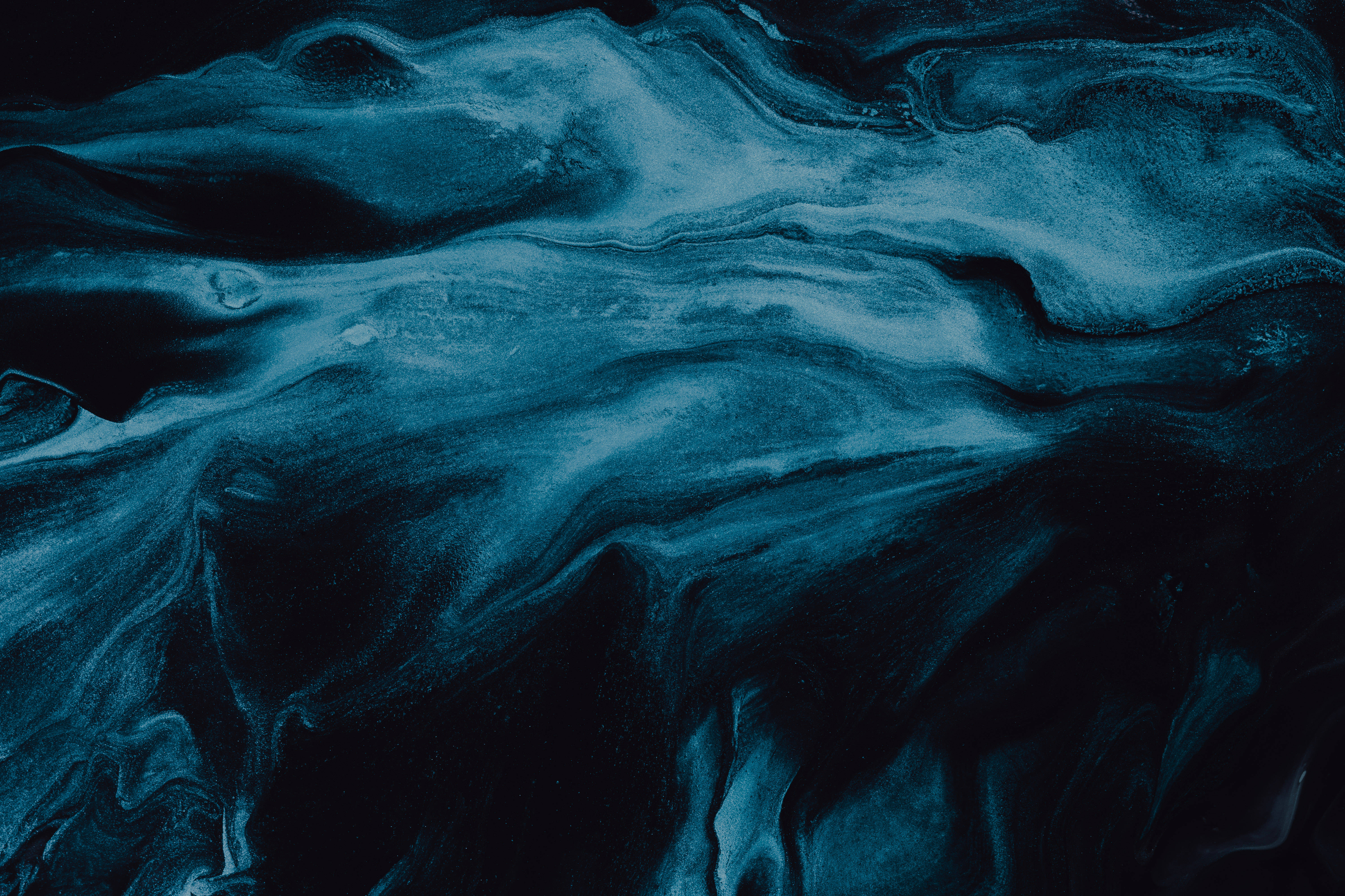 dark abstract, deep teal, black, 5K Desktop Wallpaper