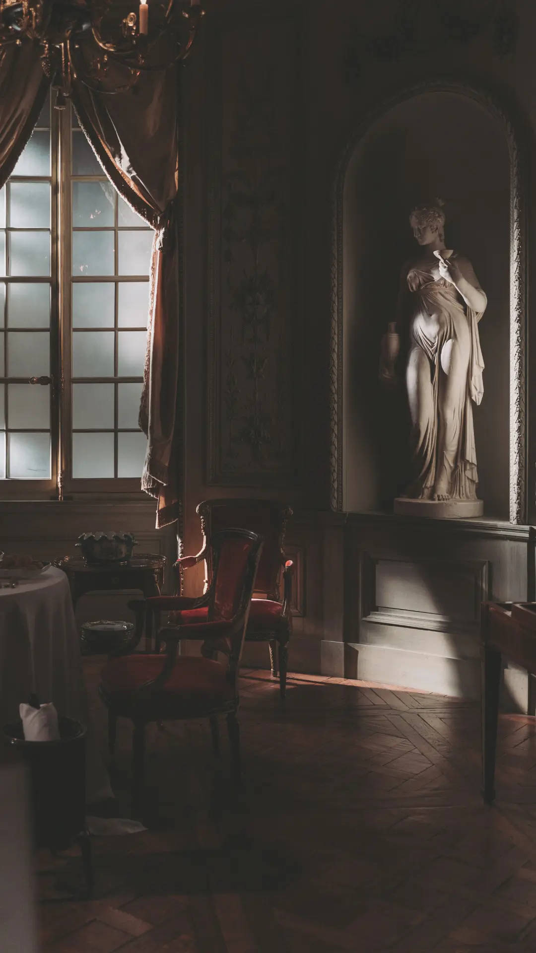 dark academia aesthetic, reading room, sunlight, Full HD Phone Wallpaper