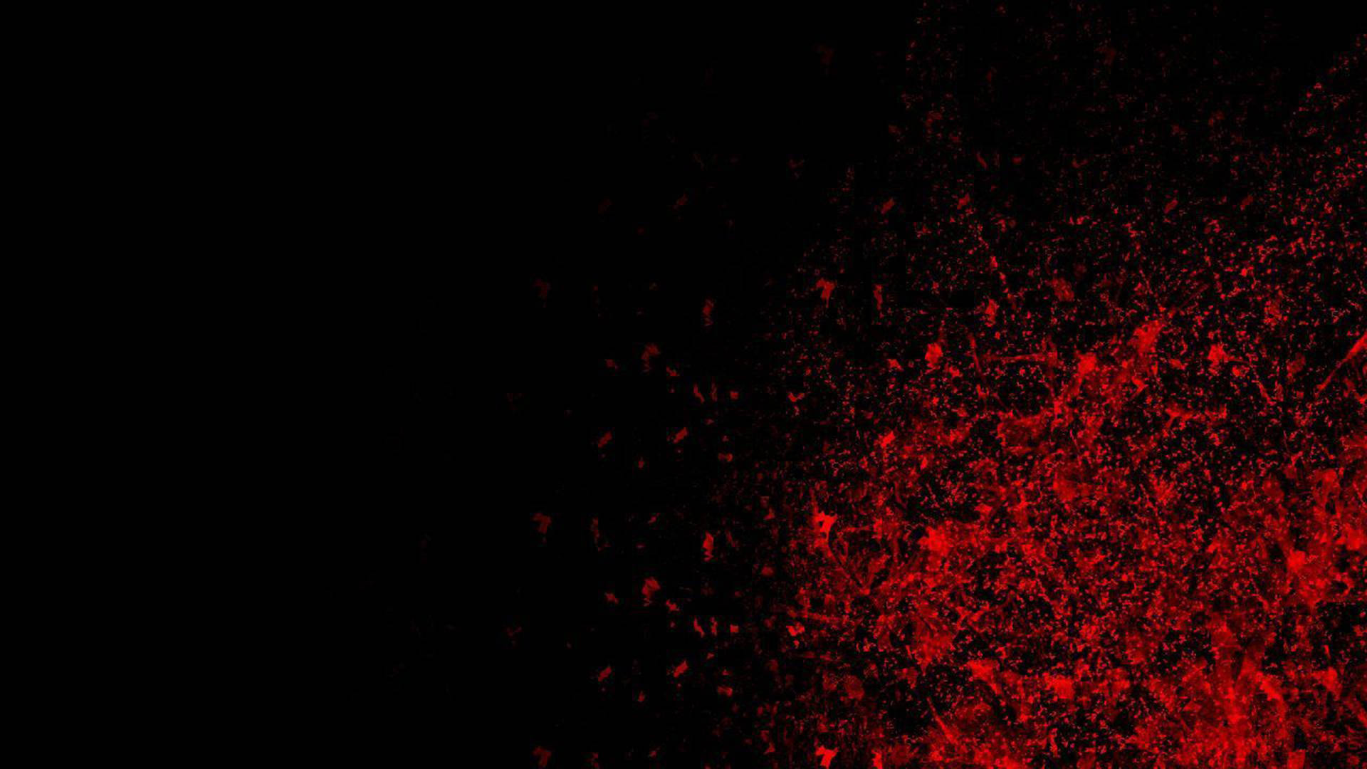 Dark Aesthetic Computer, bloody splashes, vibrant red particles, Full HD Desktop Wallpaper